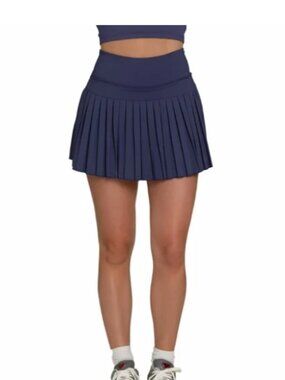 Gold Hinge Tennis Tween Teen Skirt XS